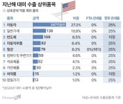 철강·車는 품목 관세 25%, 기계·가전은 상호관세 25%… 수출 한국 ‘비상’