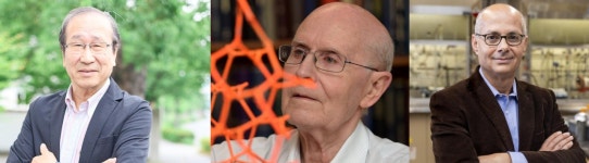 [2025 노벨상] 노벨 화학상에 기타가와 스스무·리처드 롭슨·오마르 야기