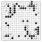 신진서 9단의 대마사냥 55분, 125수끝