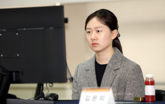 김은지, 강호 구쯔하오 9단 격파