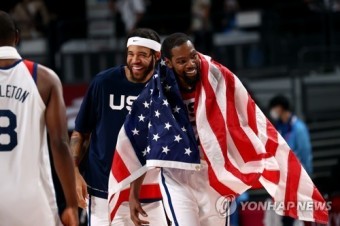[도쿄 올림픽] ‘농구 세계 최강’ 미국, 올림픽 남자농구 4연승