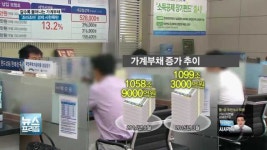 불어나는 가계부채…'조마조마' 1100조 시한폭탄