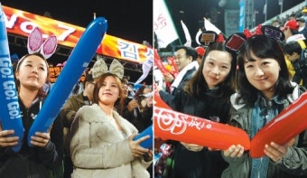 미스베이스볼! 올 관중 10명 중 4명이 여성
