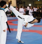 [SD포토] 태권도 차동민, 명품 발차기로 女心 제압