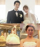 윤은혜 웨딩드레스…6년 전과 비교해도 ‘불변의 청순미’