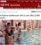 2000년 된 공중목욕탕 “온수가 콸콸!…놀라운 로마시대 목욕 문화”