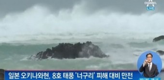 일본, ‘너구리’ 피해 속출…2명 사망·시설물 큰 피해