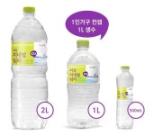CU(씨유), 1인가구 겨냥 1리터 PB생수 출시