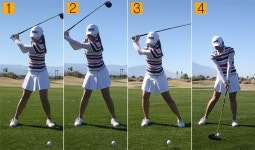 [르꼬끄골프와 함께하는 이보미의 힐링골프] 임팩트 때 ‘왼발 7·오른발 3 정도’ 체중 실려야