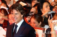 [동아포토]톰 크루즈 ‘미소보다 빛났던 친절함’