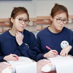 ‘조들호’ 강소라 “열공중’ …뿔테 안경도 가릴 수 없는 미모