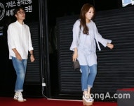 [동아포토]조정치-정인 ‘쿨한 부부~’