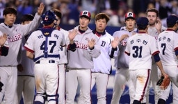 [포토] 두산 ‘최종전 11-1 대승’