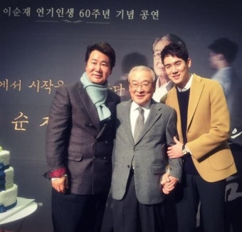 유연석, 이순재 연기인생 60주년 기념식 참석 “존경합니다, 선생님”