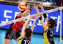 [포토] 지민경 ‘빈곳을 노린 스파이크!’