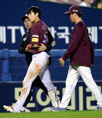 이정후 전반기 아웃…넥센 빨간불