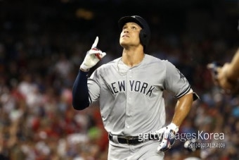 NYY 저지, 2018 올스타전 축포… 슈어저 상대 대포 발사