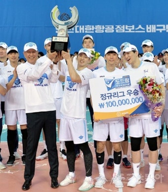창단 첫 통합우승 도전하는 대한항공, “배구단 새 역사 쓰겠다”