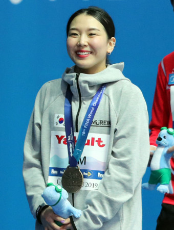 김수지 동메달, 한국 다이빙 사상 최초 메달 [광주세계수영]