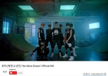 방탄소년단, 데뷔곡 ‘No More Dream’ 뮤직비디오 1억뷰 돌파! 통산 21번째