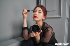 ‘또 예쁜’ 수지, 시크한 매력 가득 담긴 입술 [화보]