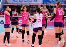 [포토] 기뻐하는 흥국생명 선수들