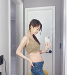 김보미 D라인 공개 “임신 16주차, 저도 배 나와요”