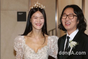 [동아포토]전수민-김경진, 행복한 미소