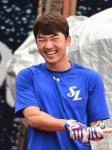 [포토] 박해민 ‘미소천사’
