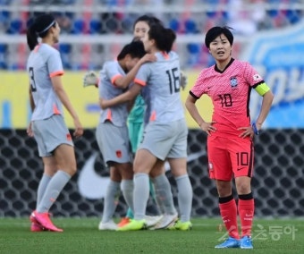 [포토] 지소연 ‘믿을 수 없는 패배’