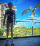 추사랑, 놀라운 다리 길이