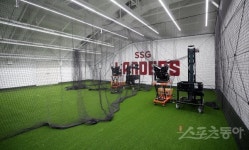 비가 와도 연습 가능한 실내 타격 연습장! [포토]