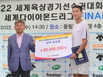 우상혁 ‘세계육상선수권 은메달 포상금’ [포토]