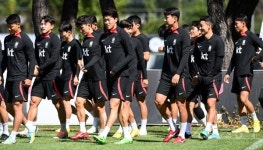 축구 훈련하기 좋은 날씨~ [포토]