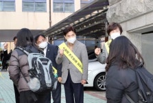 김대중 전남도교육감, 목포제일여고 시험장 방문해 “수험생 응원”