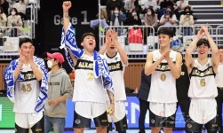 우승 차지한 팀 이대성의 환호 [포토]