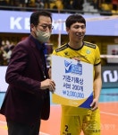 황택의, 서브 200개 기준기록상 [포토]