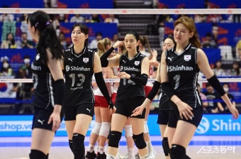 한국여자배구대표팀, 아쉬운 패배 [포토]