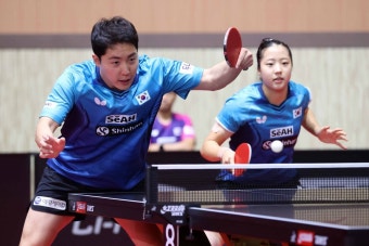 임종훈-신유빈, 평창아시아탁구선수권 혼합복식 동메달…중국에 0-3 완패