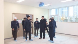 도성훈 인천교육감, ‘검단꿈유치원·운서중’ 점검