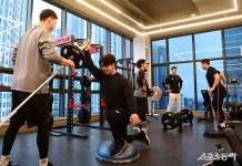 비 오는 날 KT 스프링캠프 [포토]