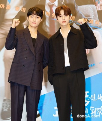 윤찬영·봉재현, 여심 저격 화이팅! (조폭고)[DA포토]