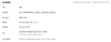인천 미추홀구, ‘성모윌병원’ 마약류 불법행위 적발