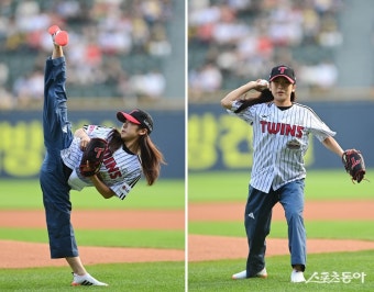 이주영, 시구만큼 시원한 발차기