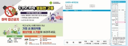 경산시, 마약 근절 위한 약봉투 제작 배부