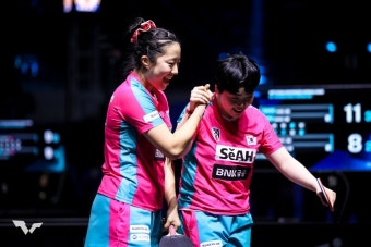 신유빈, 새 파트너 유한나와 WTT 스타 컨텐더 첸나이 女복식 준우승…혼복은 우승