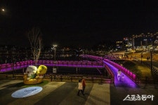 시흥시 은계호수공원, 낮에는 봄꽃 향연 밤에는 빛의 향연