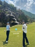 이주연, 지드래곤 열애설 속 경수진과 골프 라운딩