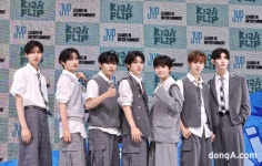 ‘첫 컴백’ 킥플립, 4개월만에 폭풍 성장 “음방 1위 목표, 단콘도 하고파” (종합)[DA:현장]