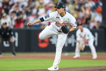 ‘단독 선두’ 한화 50승 선착, KS 직행 71.4% 확률 잡았다…문동주 7승 수확